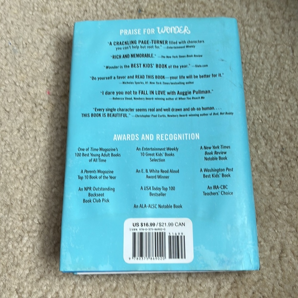 Wonder by R.J. Palacio - Picture 2 of 2